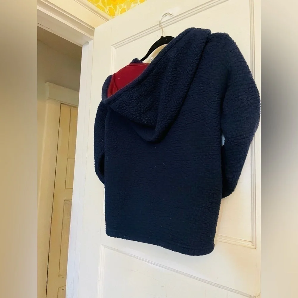 The Children’s Place Boys Size 10/12 Sherpa Cozy Zip Up Hoodie •Kangaroo Pockets
